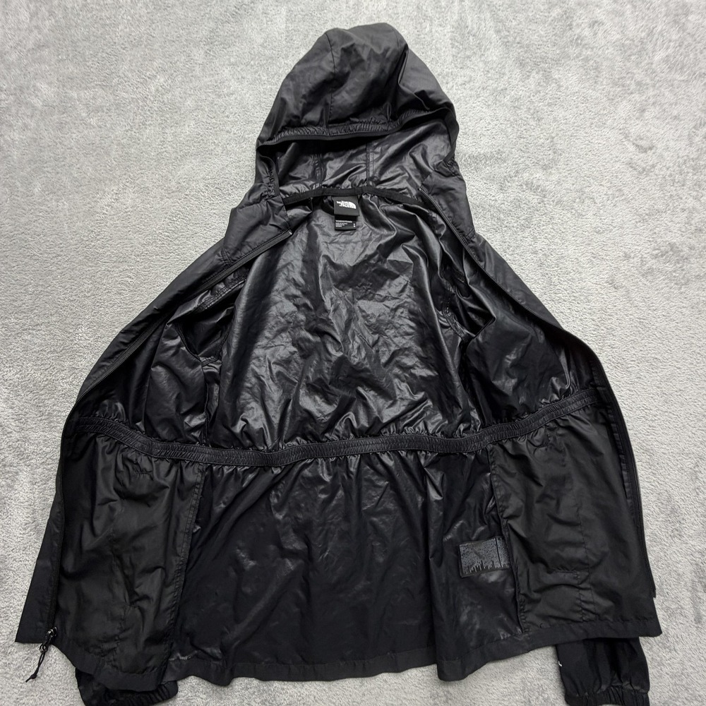 The North Face‎ Jacket Womens M Black Windbreaker Hooded Lightweight Pockets - Picture 4 of 8